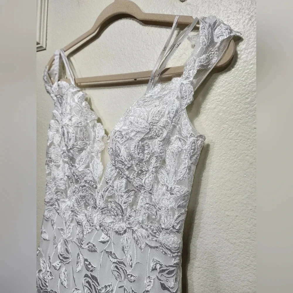 Lulus Precious Romance White Embroidered Off-the-Shoulder Maxi Dress Wedding